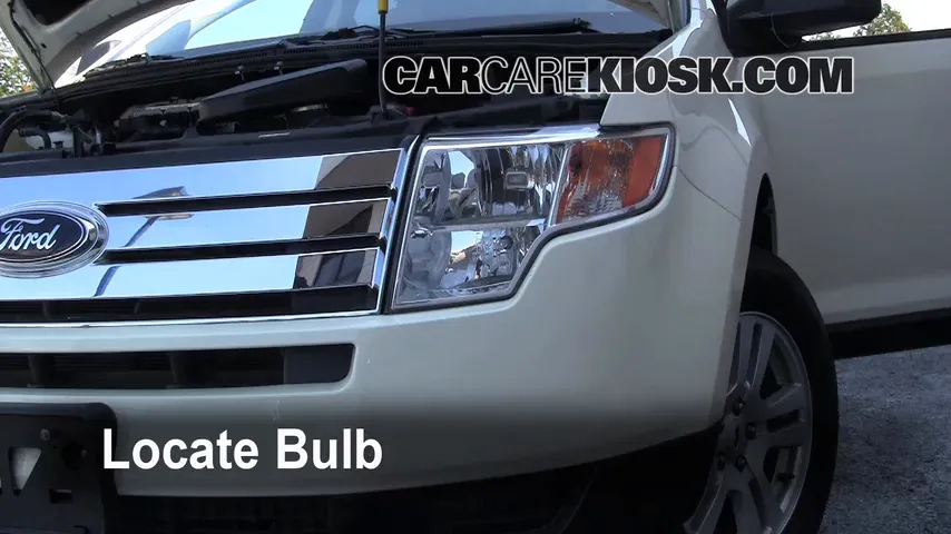 2008 Ford Edge SE 3.5L V6 Éclairage Feux de croisement (remplacer l'ampoule)